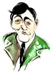 Stephen Fry - Karikatur